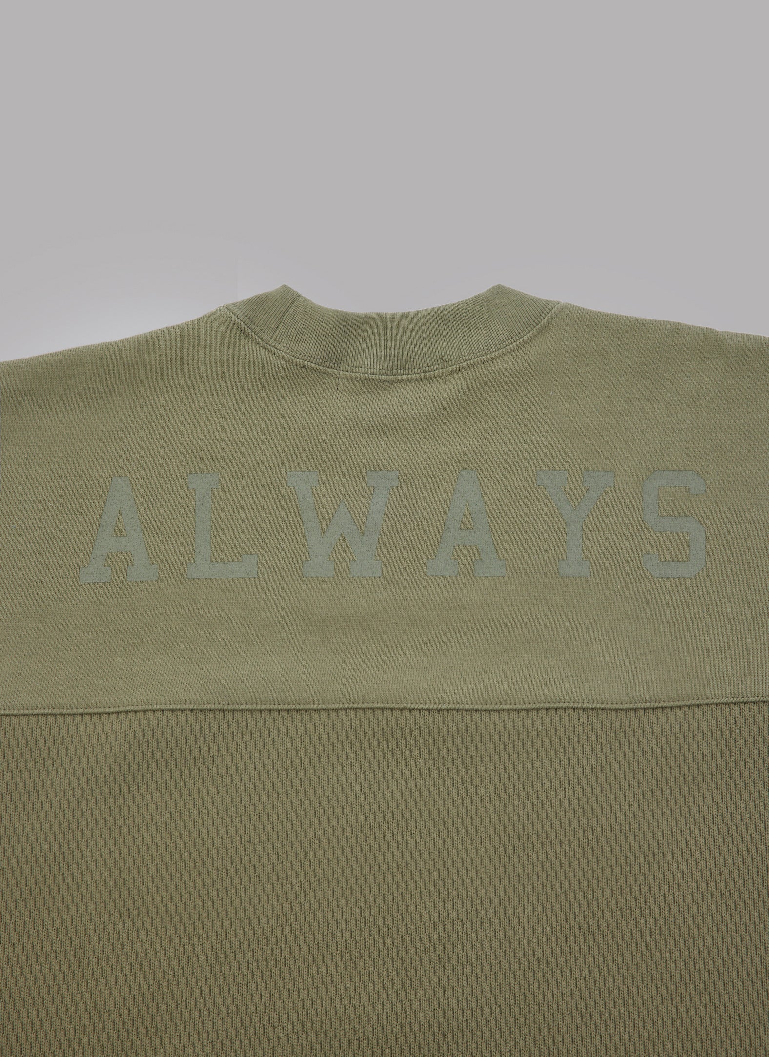 WAFFLE GAME SHIRTS-OLIVE