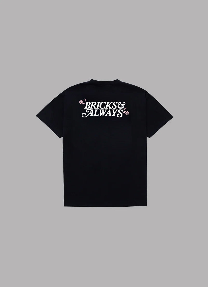 BRICKS & ALWAYS S/S TEE-BLACK