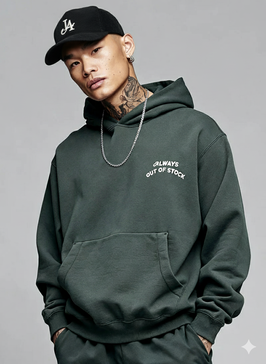 LA LOGO CORDUROY ADJUSTABLE CAP-BLACK