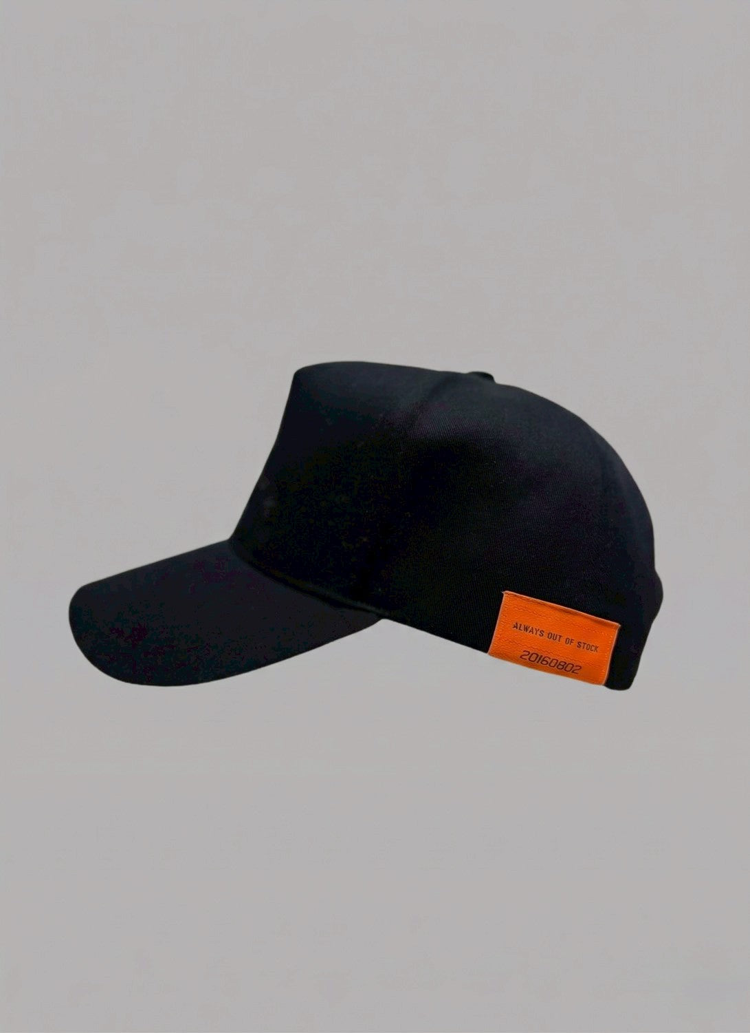 BASIC LOGO ADJUSTABLE CAP-BLACK x BLACK