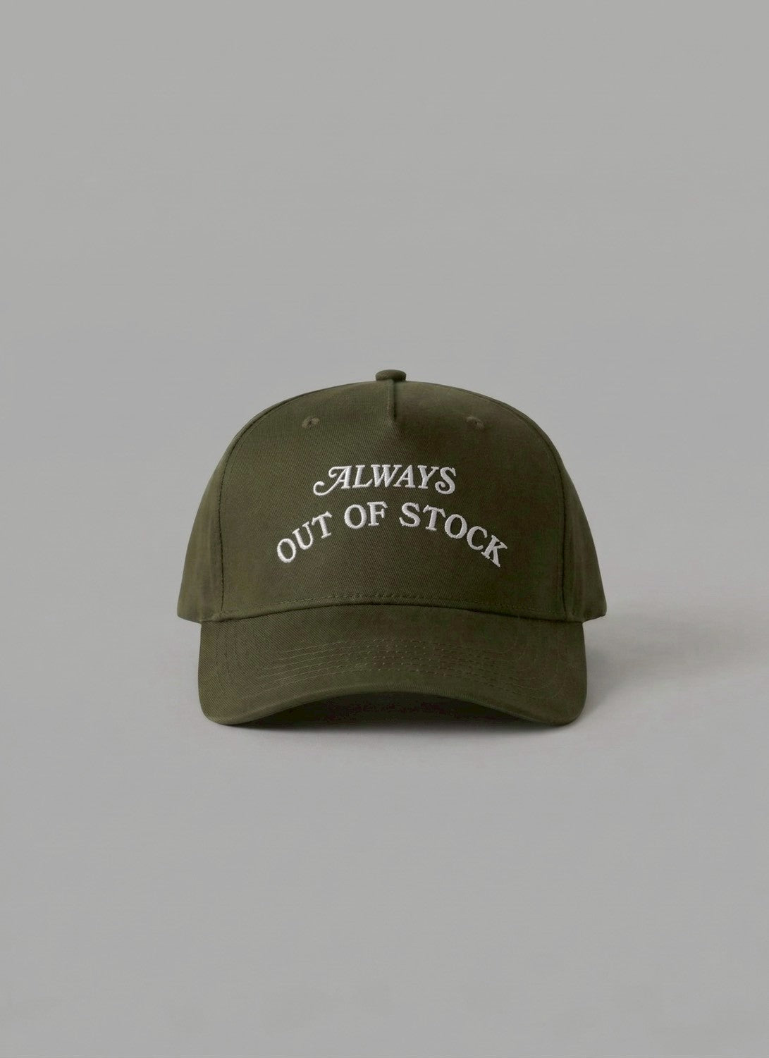 BASIC LOGO ADJUSTABLE CAP-OLIVE
