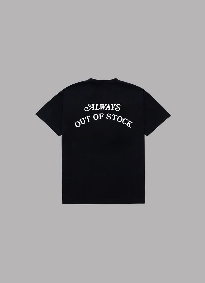 BASIC LOGO S/S TEE-BLACK x WHITE