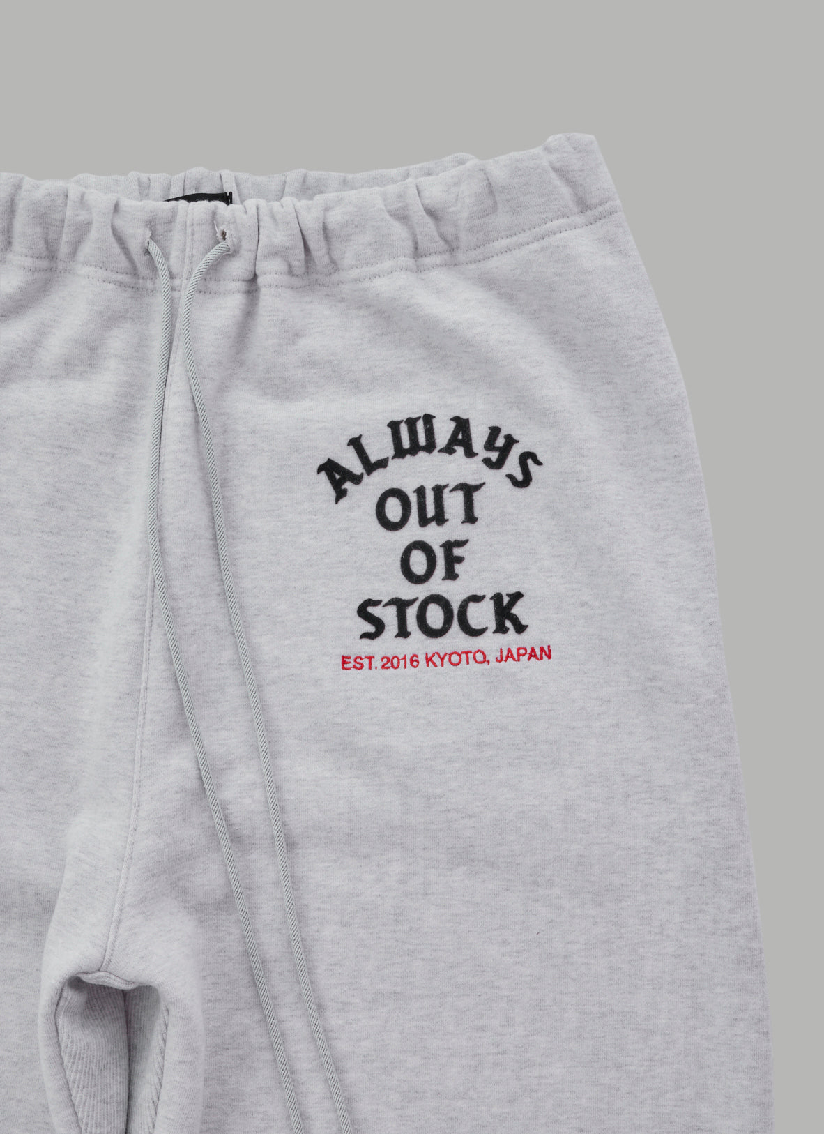 NEW OLD ENGLISH SWEAT PANTS-GRAY