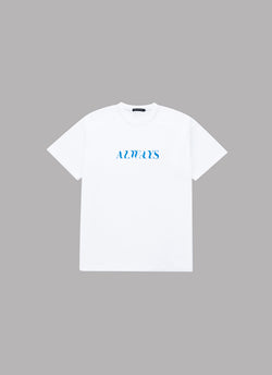 WATER REFLECTION LOGO S/S TEE-WHITE