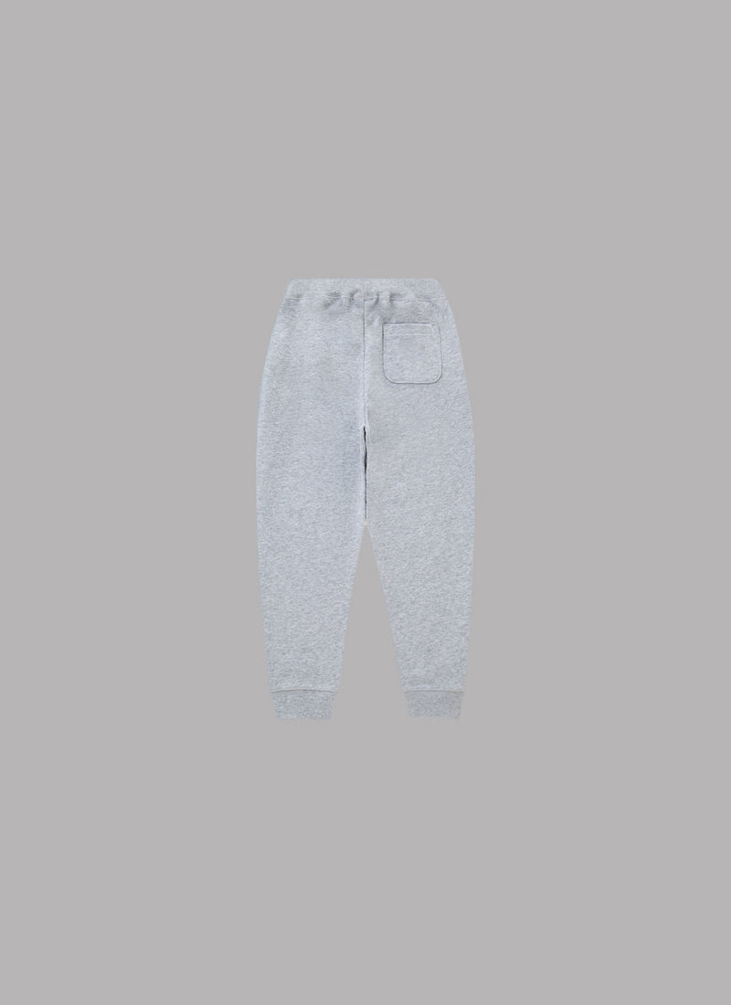 BASIC LOGO KIDS SWEAT PANTS-GRAY