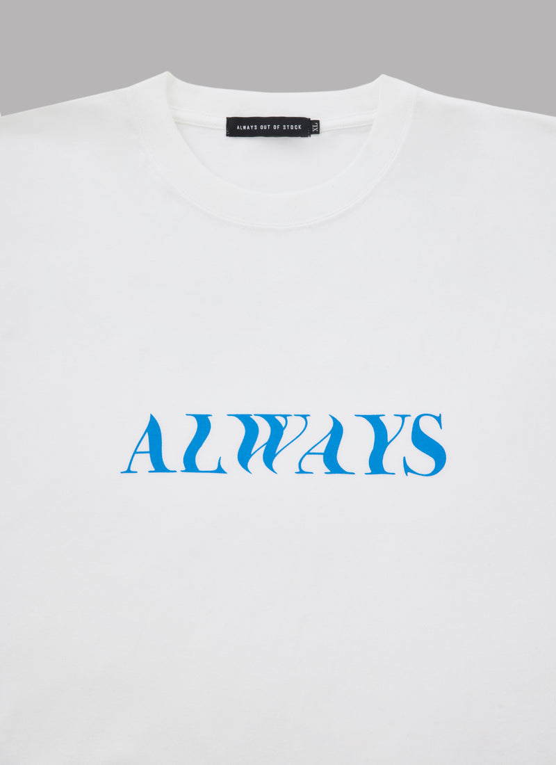 WATER REFLECTION LOGO S/S TEE-WHITE