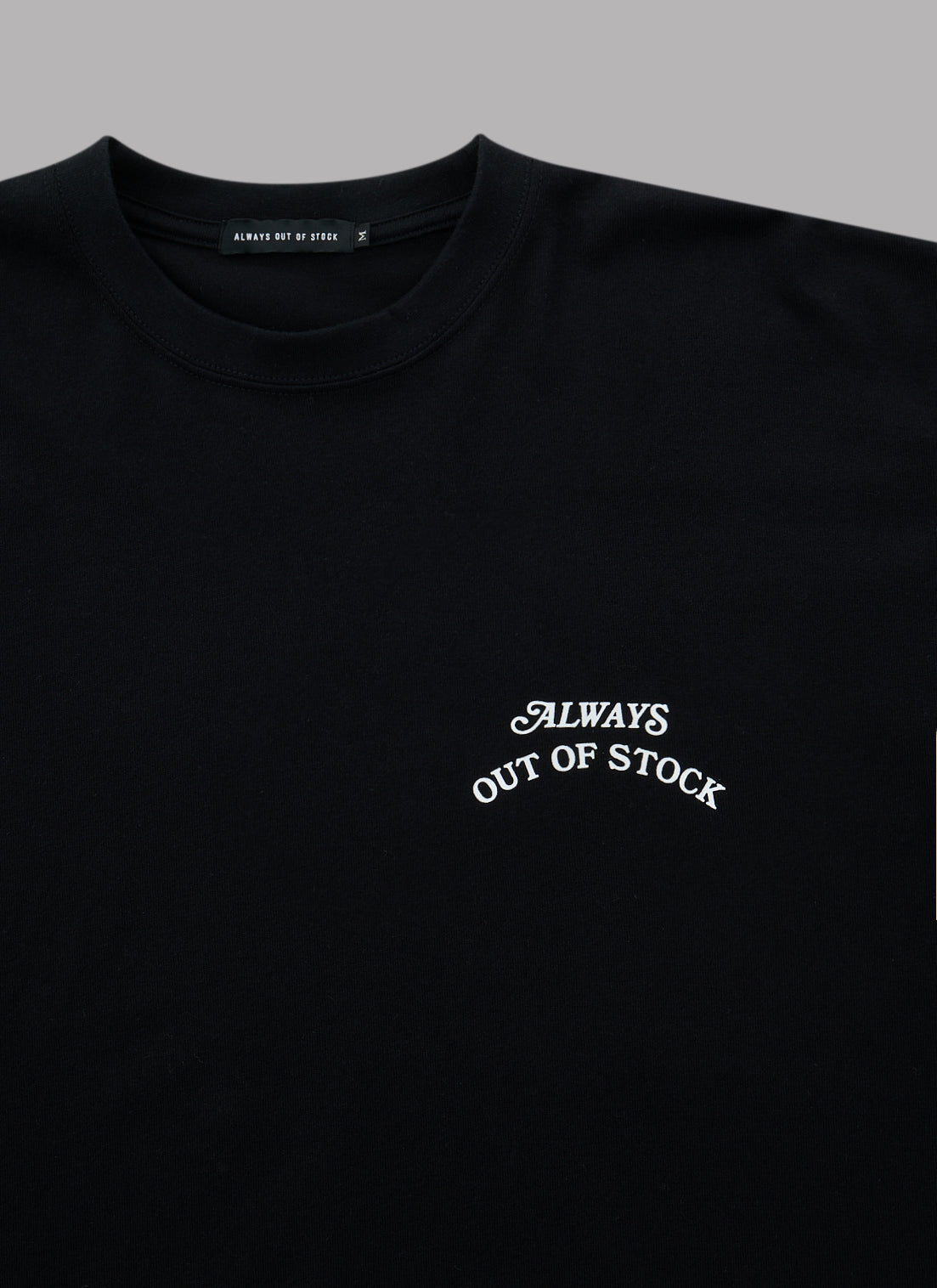FLORAL BASIC LOGO S/S TEE-BLACK