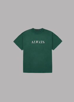 WATER REFLECTION LOGO S/S TEE-GREEN