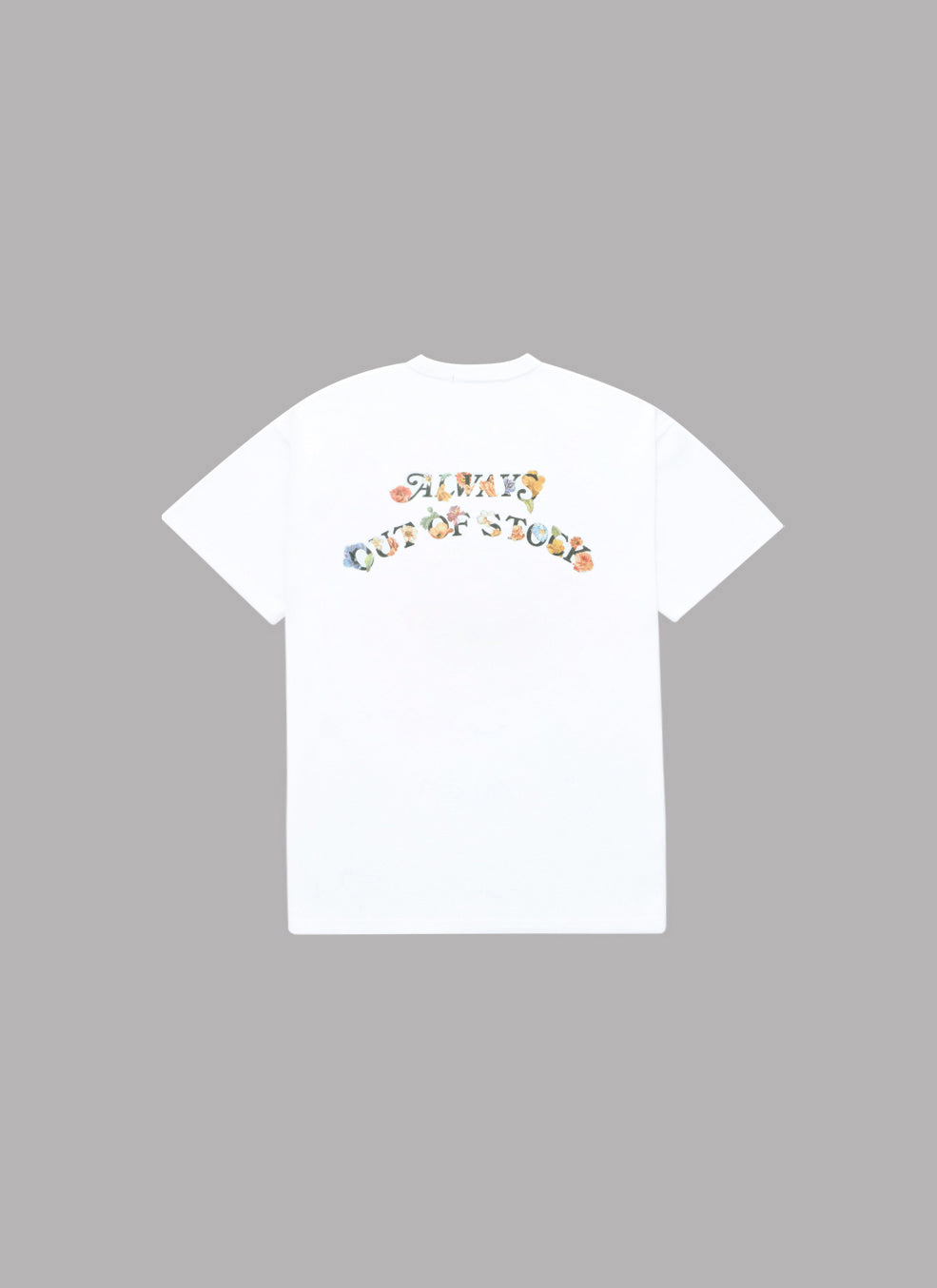 FLORAL BASIC LOGO S/S TEE-WHITE