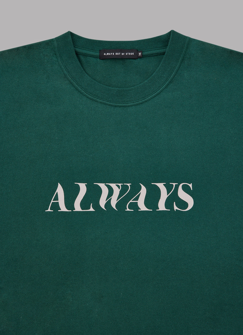 WATER REFLECTION LOGO S/S TEE-GREEN