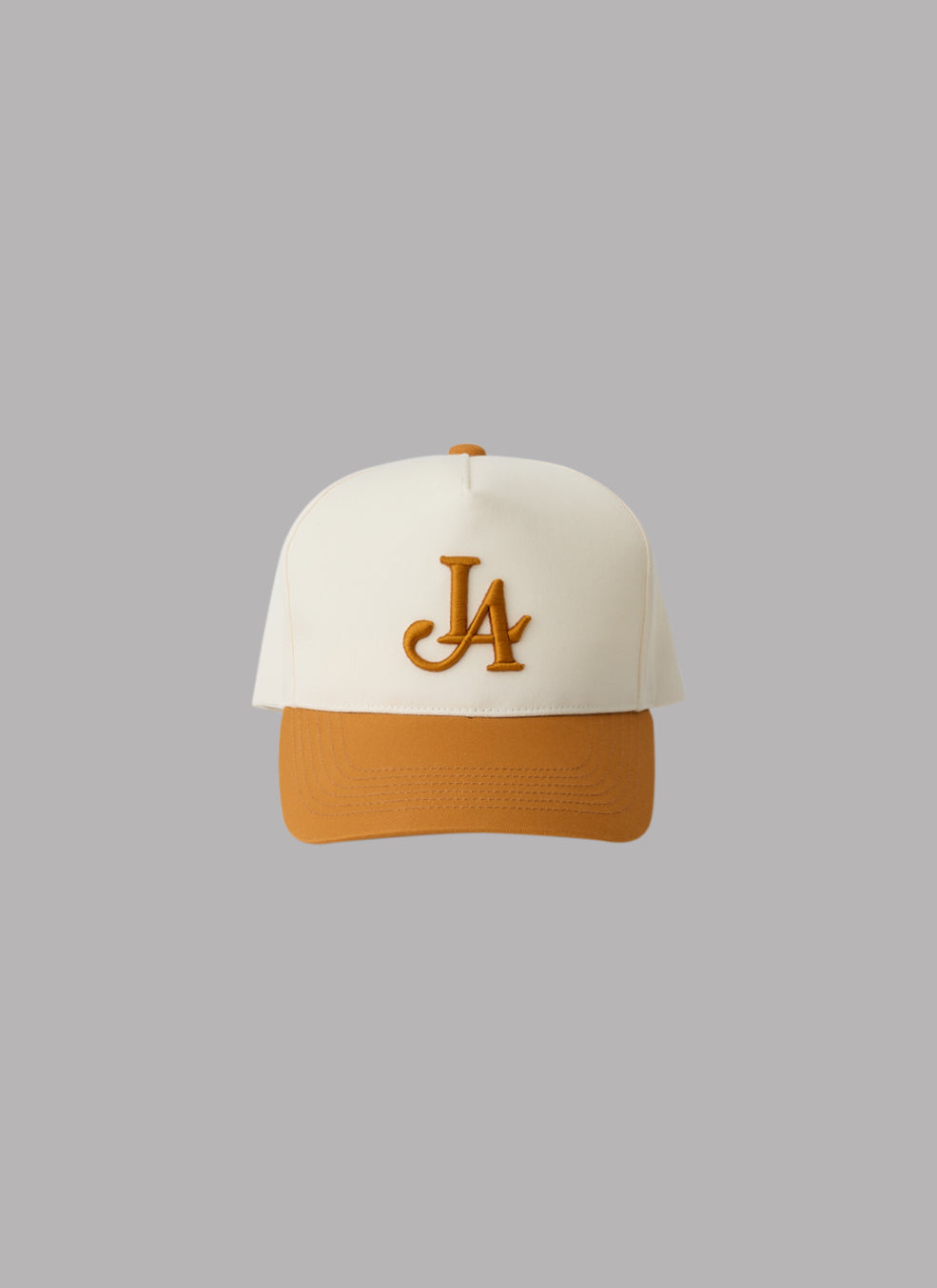 LA LOGO ADJUSTABLE CAP - MILK TEA X IVORY