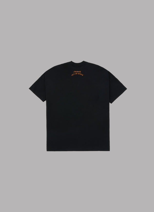 GRAFFITI LOGO DROP S/S TEE-BLACK