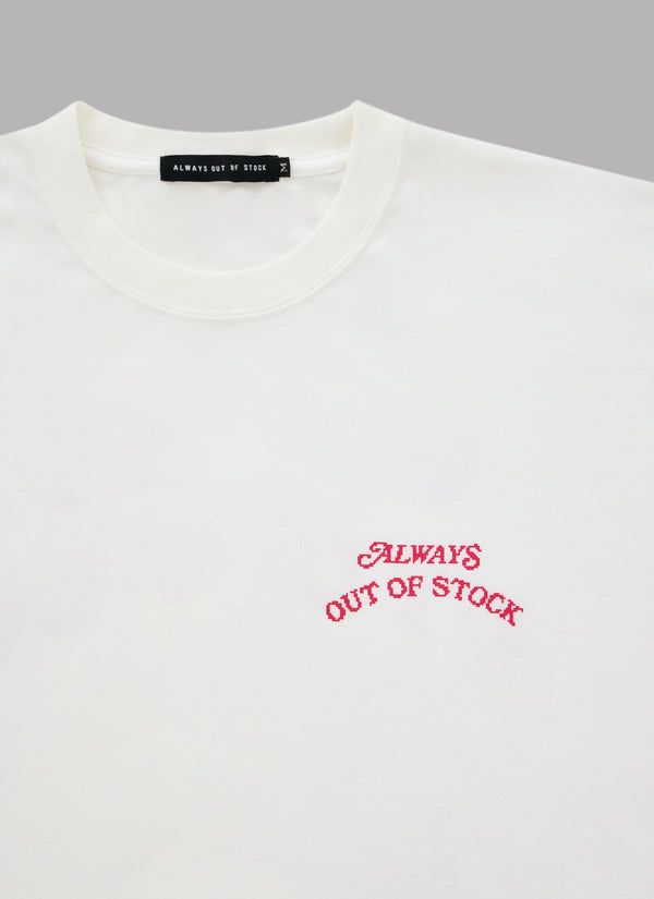 OFFICIAL SITE URL S/S TEE-WHITE