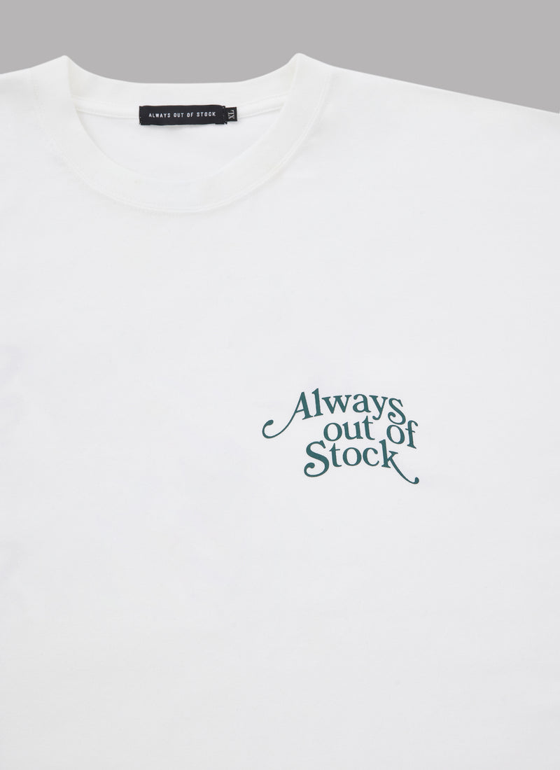 PLAY LOGO S/S TEE-WHITE