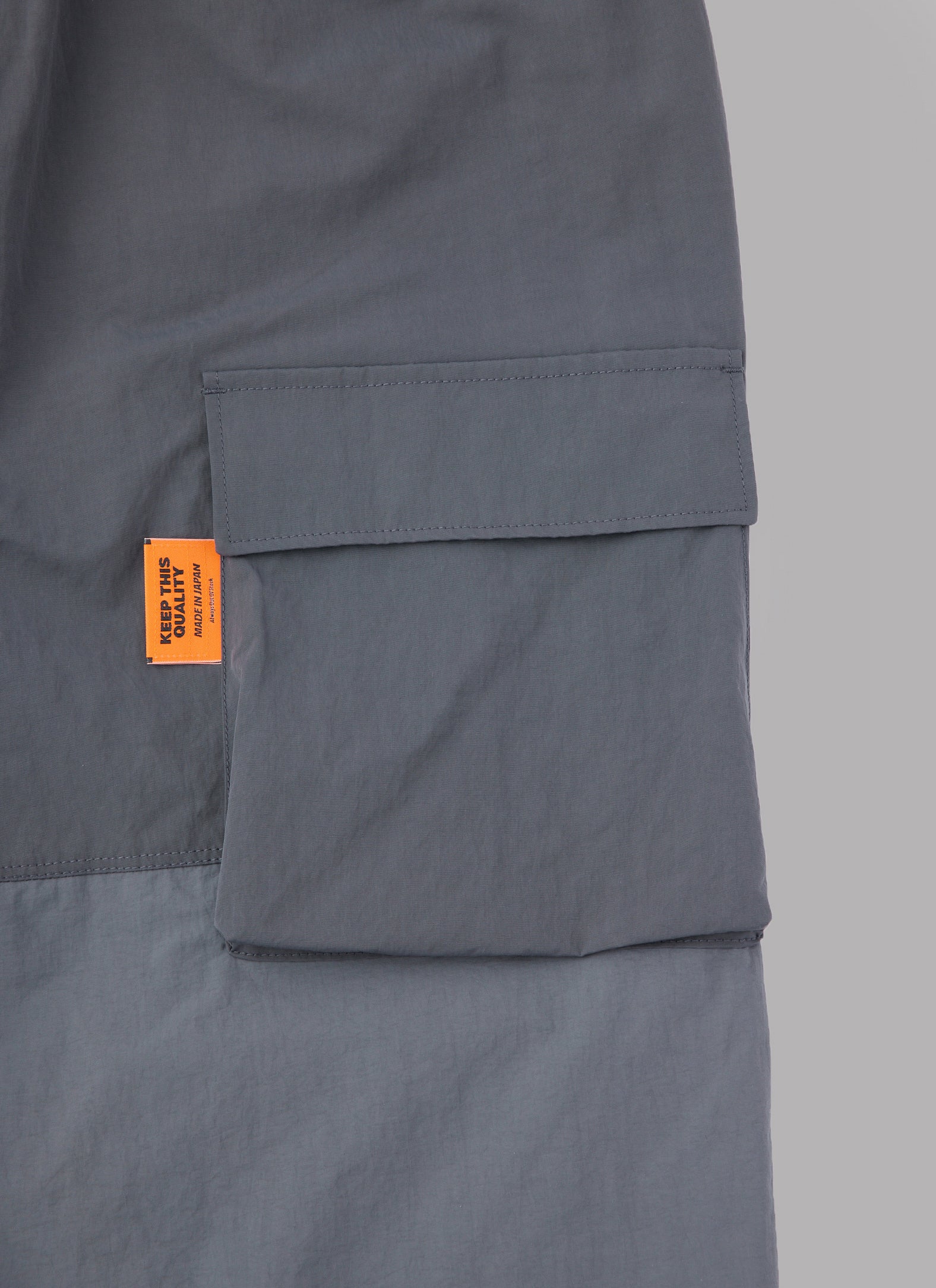 PARACHUTE FATIGUE PANTS-GRAY