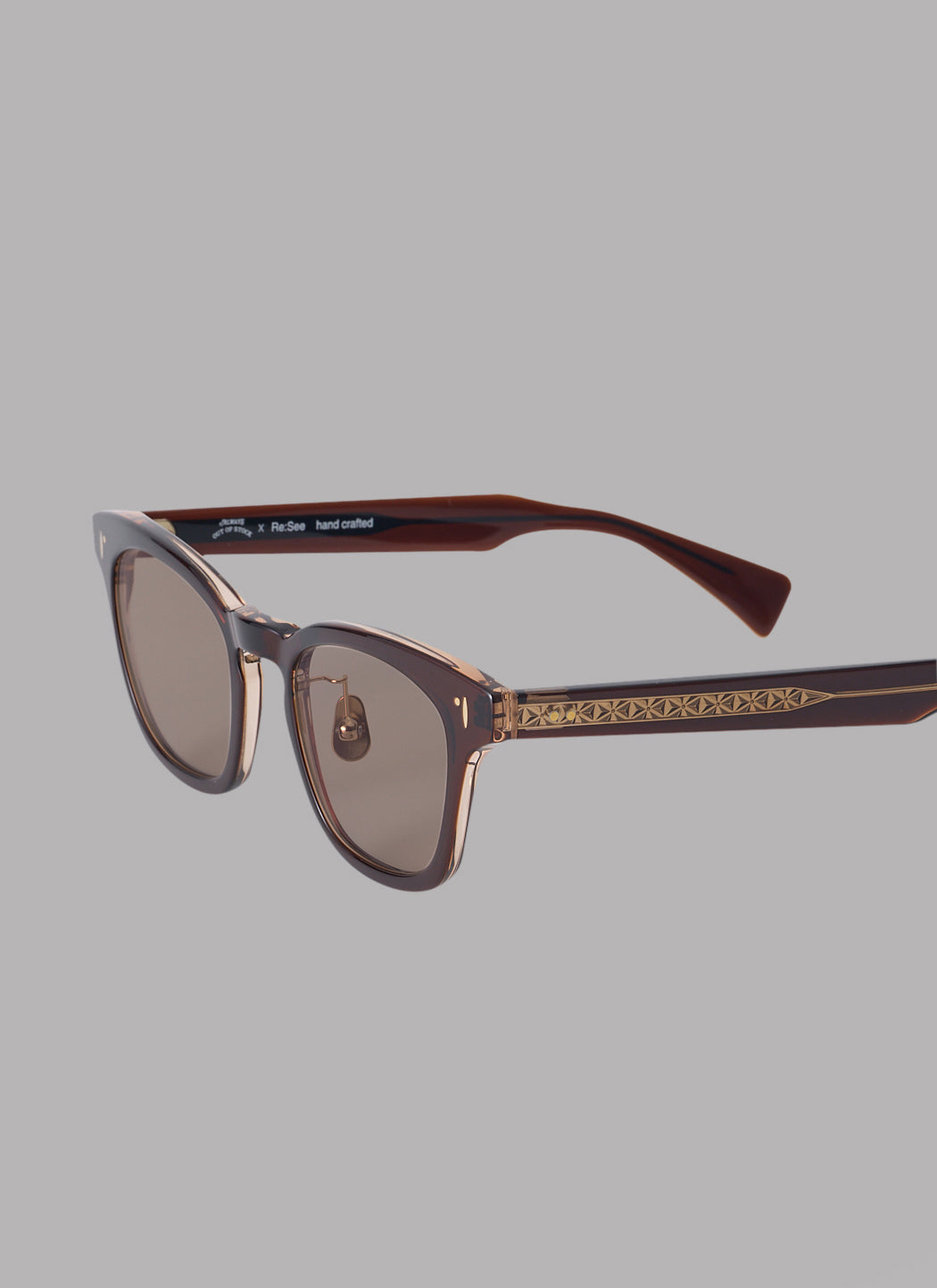 ALWAYS OUT OF STOCK x RE:SEE Re:STOCK - BROWN / BROWN Lens(75%)
