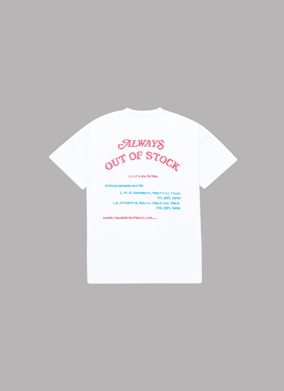 OFFICIAL SITE URL S/S TEE-WHITE