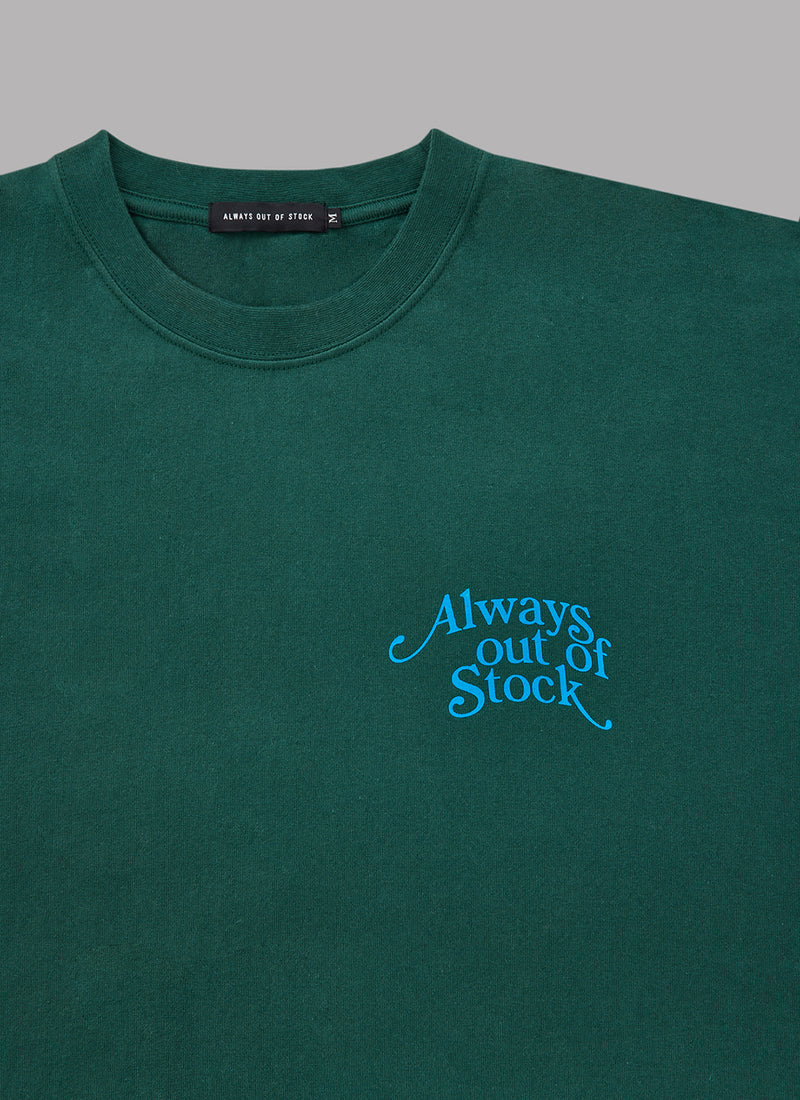 PLAY LOGO S/S TEE-GREEN