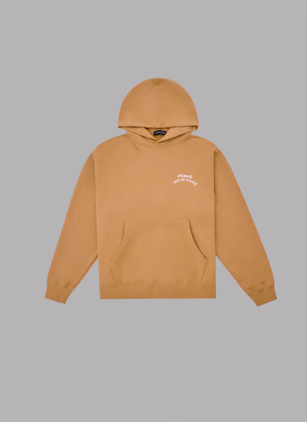 BASIC LOGO HOODIE - MILK TEA x OFF WHITE