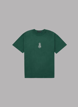 OVERLAP S/S TEE-GREEN