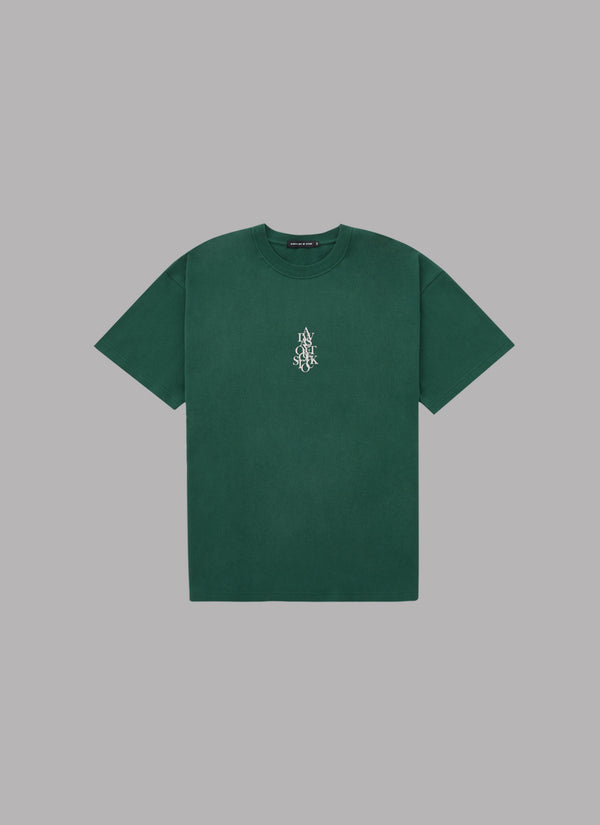 OVERLAP S/S TEE-GREEN