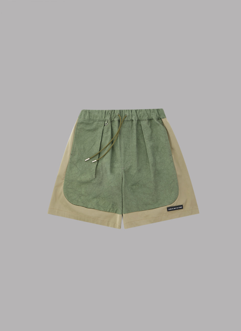 TUCK BASKETBALL SHORTS-OLIVE