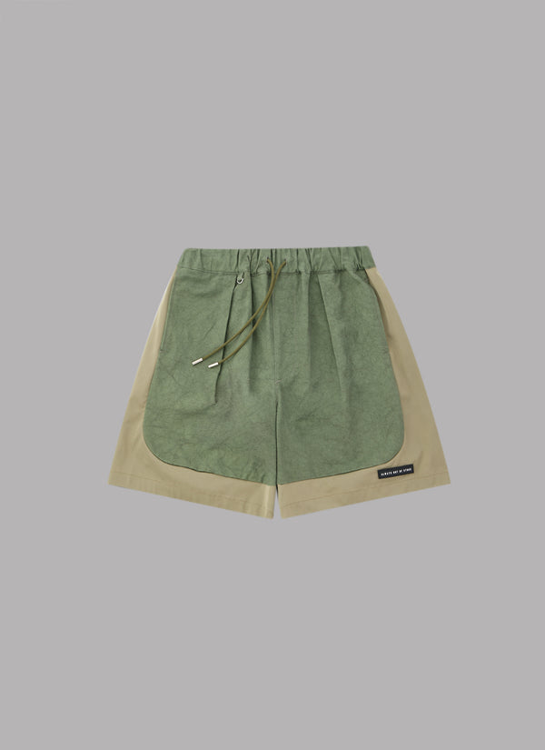 TUCK BASKETBALL SHORTS-OLIVE