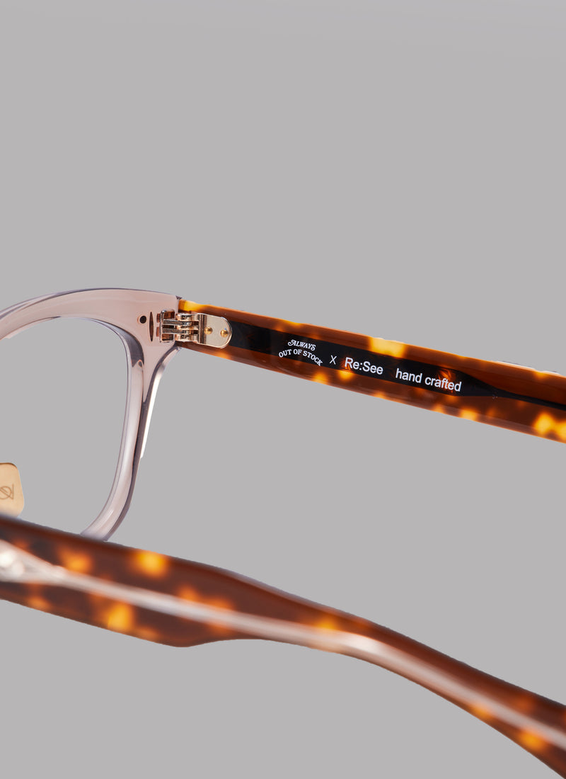 ALWAYS OUT OF STOCK x RE:SEE Re:STOCK -  Brown Photochromic Lens (調光レンズ)