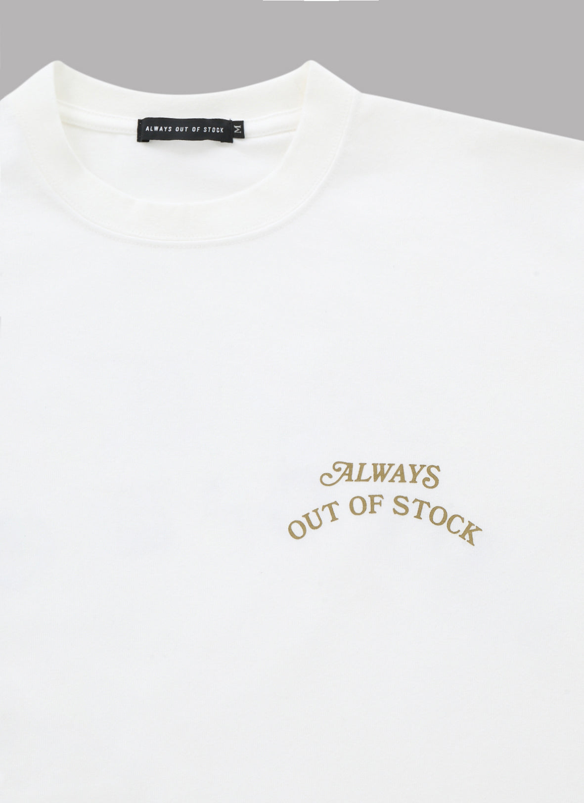 BASIC LOGO S/S TEE-WHITE x MASTERD