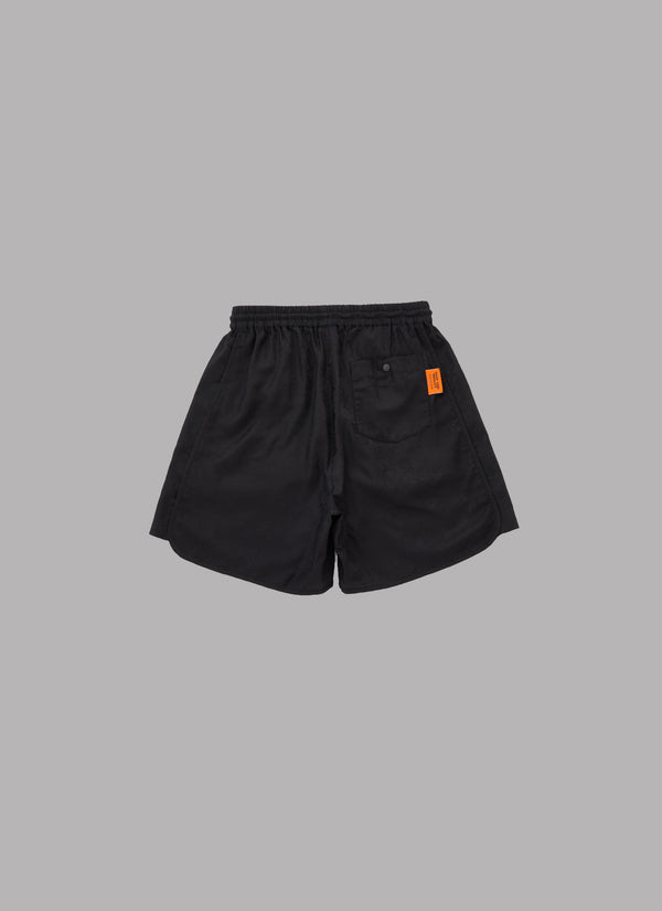 PAISLEY COMBINATION SHORTS-BLACK