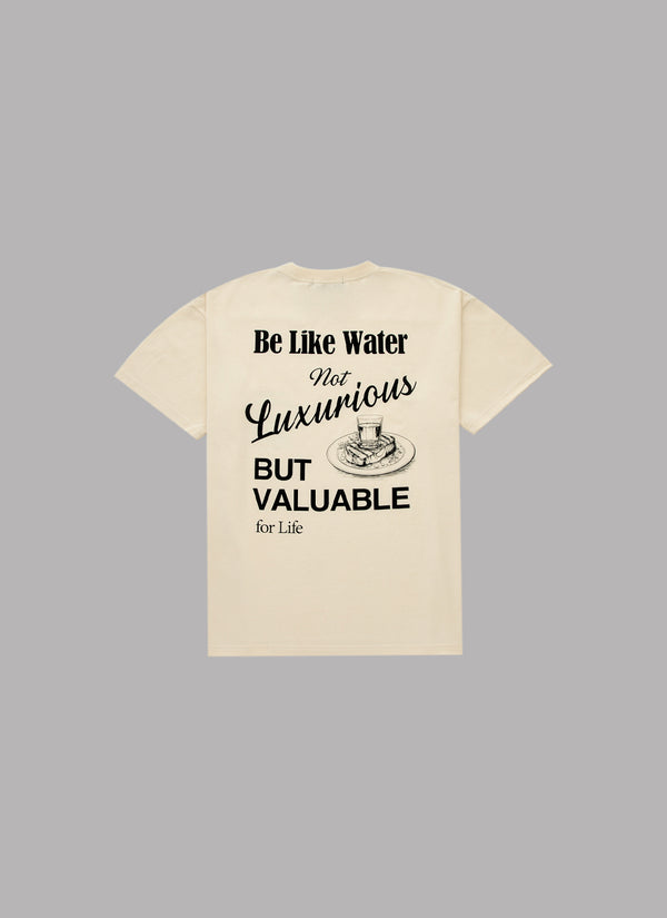 BE LIKE WATER S/S TEE-IVORY