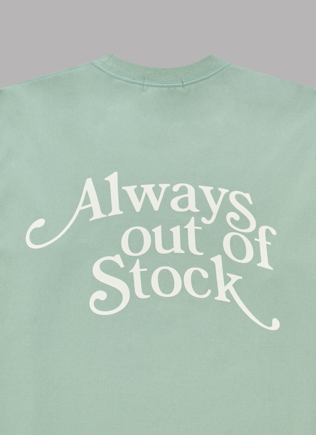 PLAY LOGO L/S TEE-PISTACCHIO x OFF WHITE