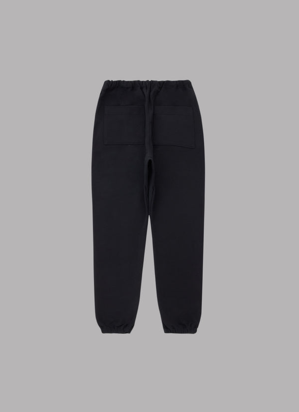 TRADITIONAL LOGO SWEAT PANTS-BLACK