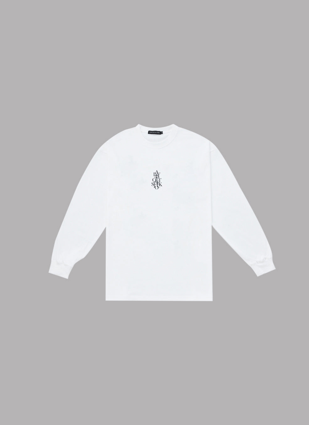 OVERLAP L/S TEE - WHITE