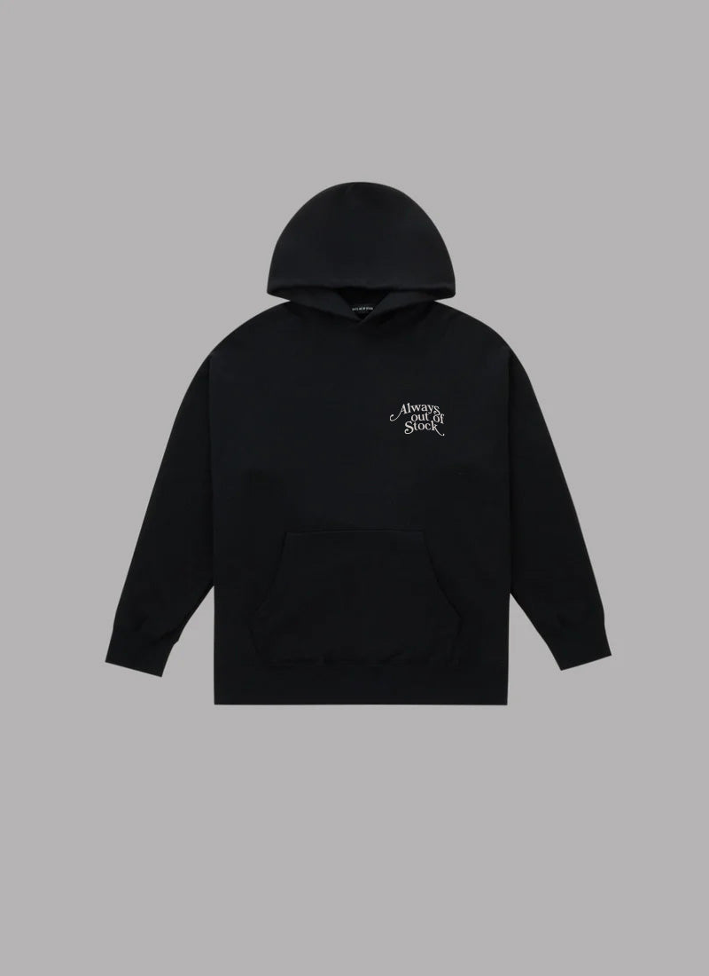 PLAY LOGO HOODIE-BLACK