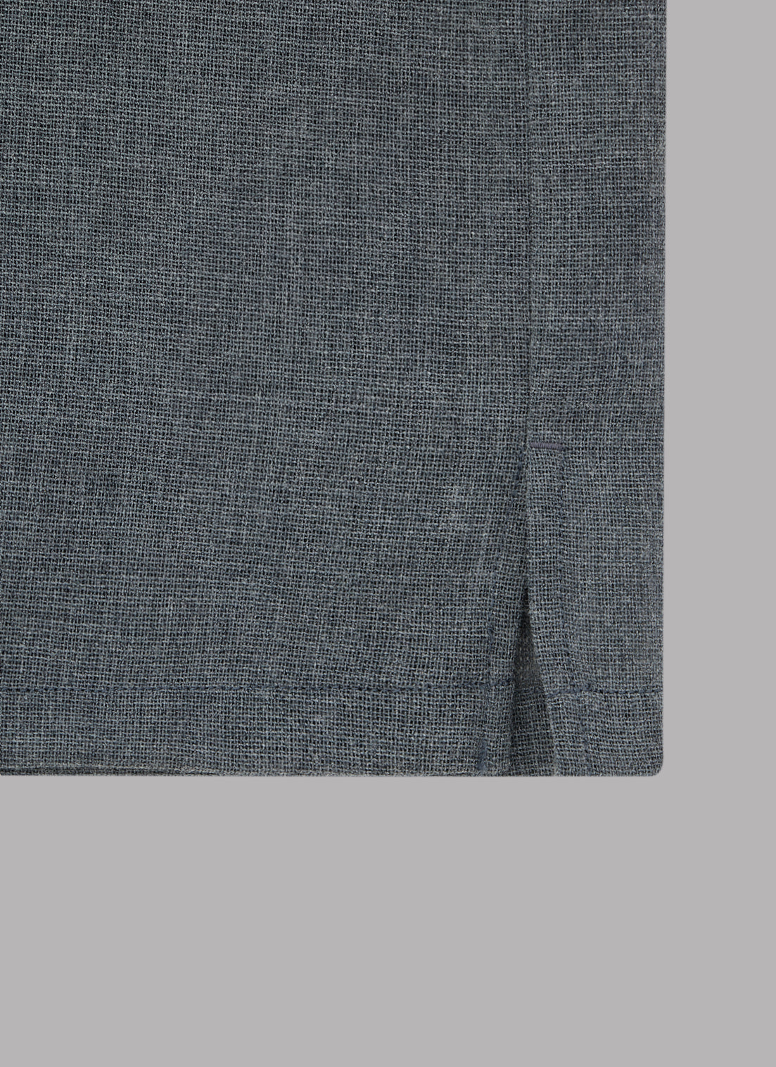 SUMMER WOOL CPO JACKET - CHARCOAL