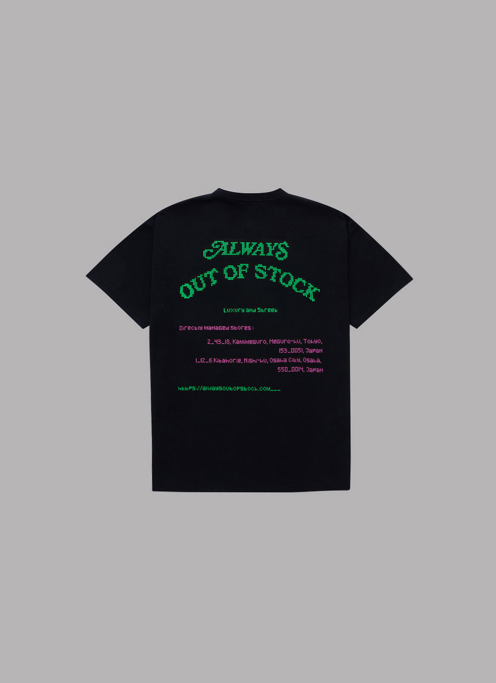OFFICIAL SITE URL S/S TEE-BLACK