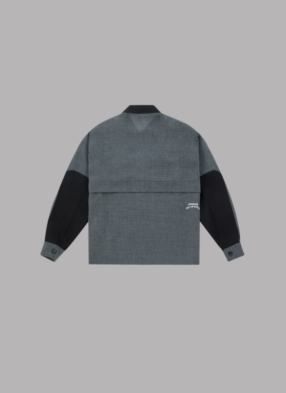 SUMMER WOOL CPO JACKET - CHARCOAL