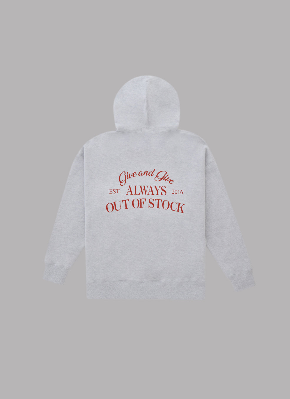 CLASSIC LOGO HOODIE - HEATHER GRAY