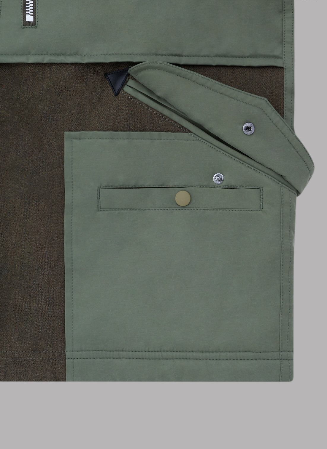 COMBINATION FLIGHT JACKET-OLIVE