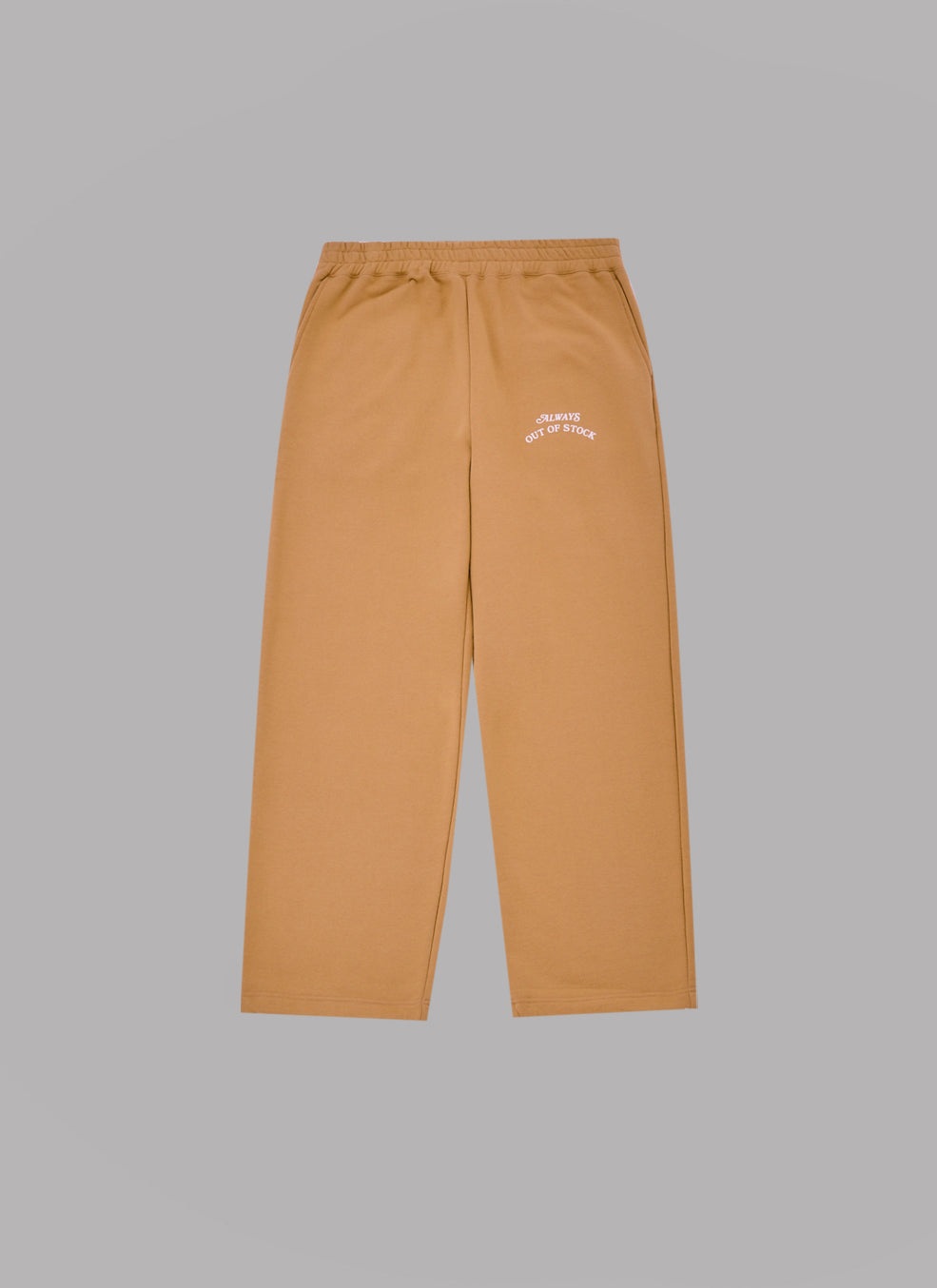 BASIC LOGO SWEAT PANTS - MILK TEA x OFF WHITE