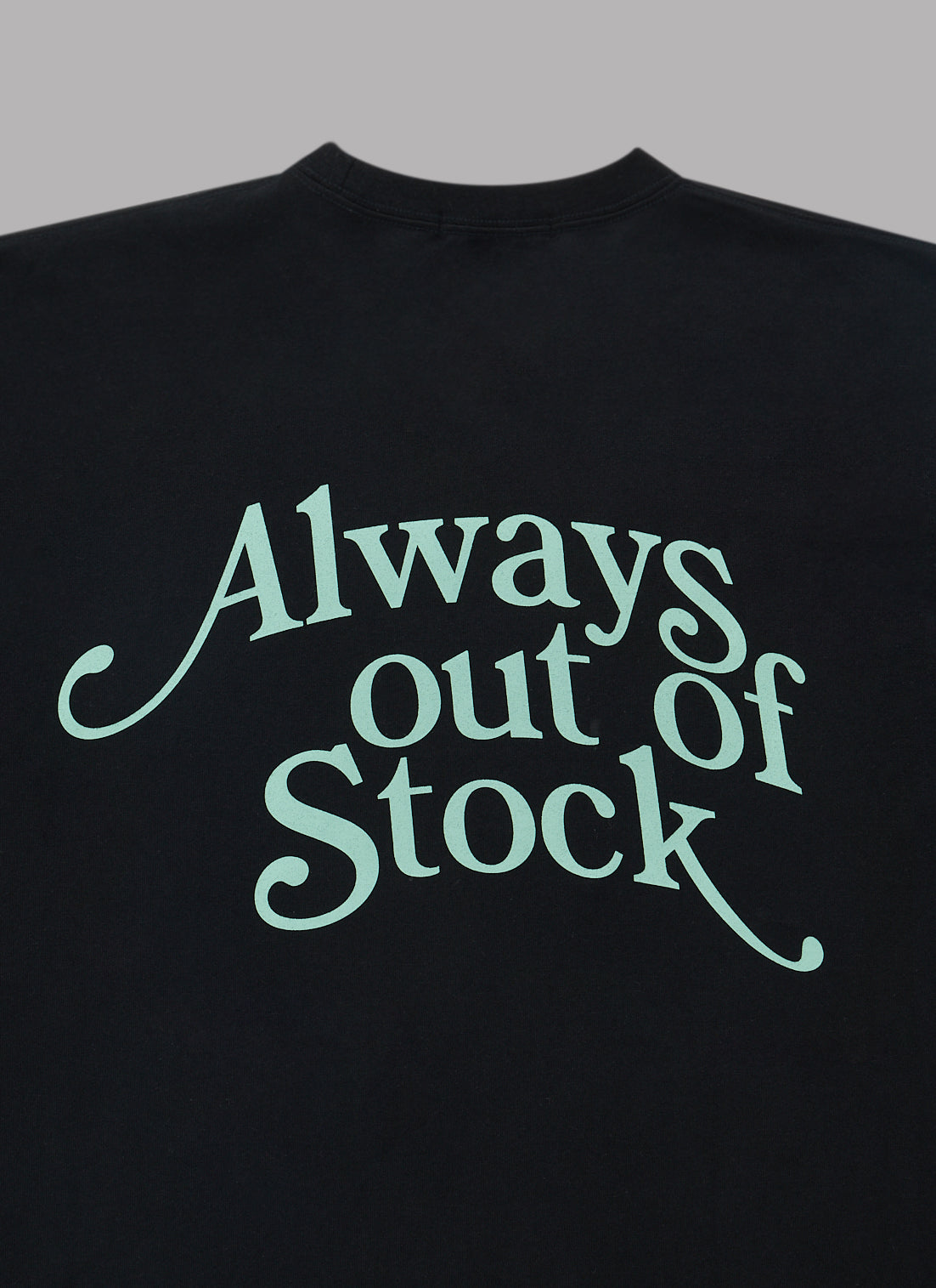 PLAY LOGO L/S TEE-BLACK x PISTACCHIO