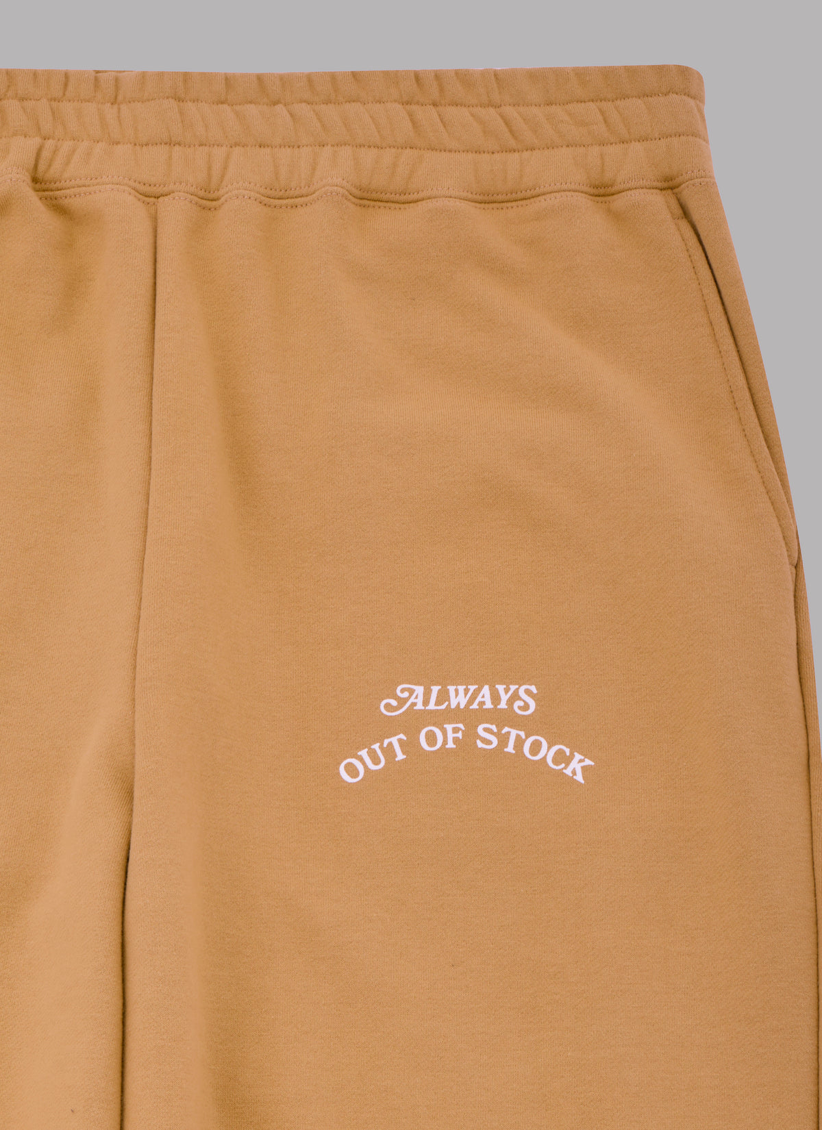 BASIC LOGO SWEAT PANTS - MILK TEA x OFF WHITE