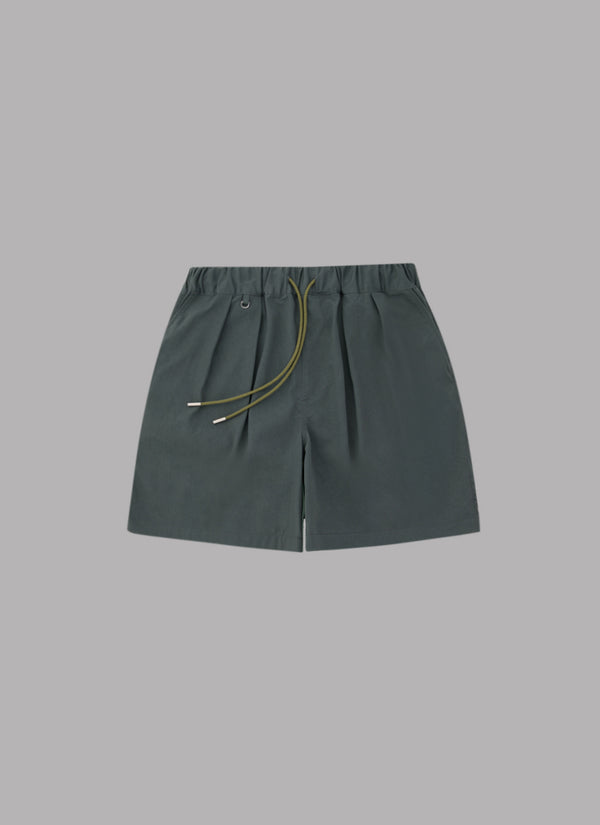 2WAY 2TUCK SHORTS-GREEN