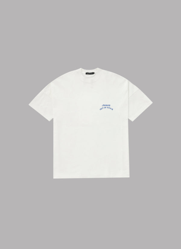 CRAZY TOAST DROP S/S TEE-WHITE