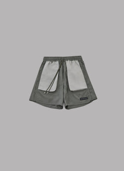 PAISLEY COMBINATION SHORTS-GRAY