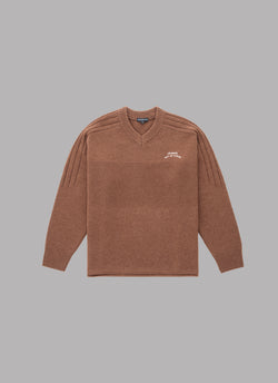 GAME KNIT PULLOVER-OAK