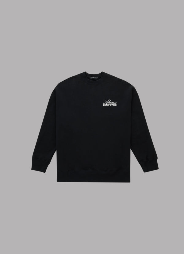 TRADITIONAL LOGO CREWNECK-BLACK