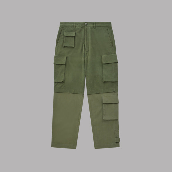 LAYERED FATIGUE PANTS-OLIVE – ALWAYS OUT OF STOCK