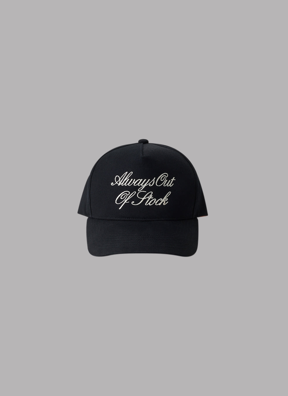 CURSIVE LOGO ADJUSTABLE CAP - BLACK